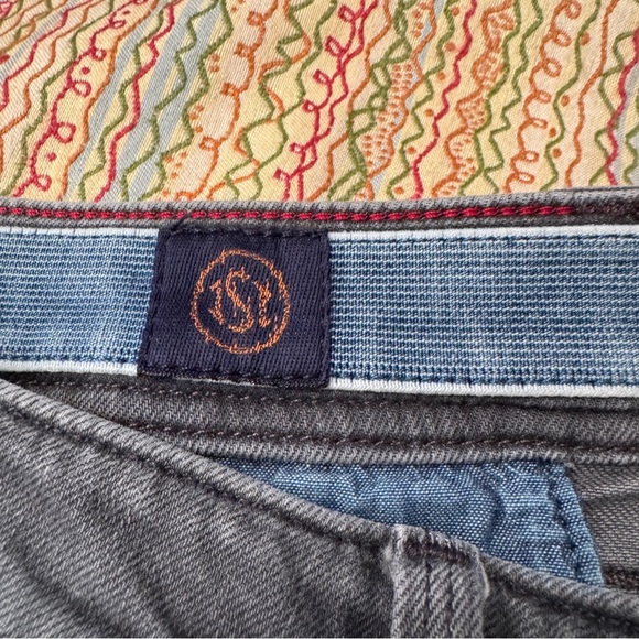 Salsa 1st Level Men’s Gray Denim Jeans Button Fly zippered pockets 38x34 - Picture 15 of 16